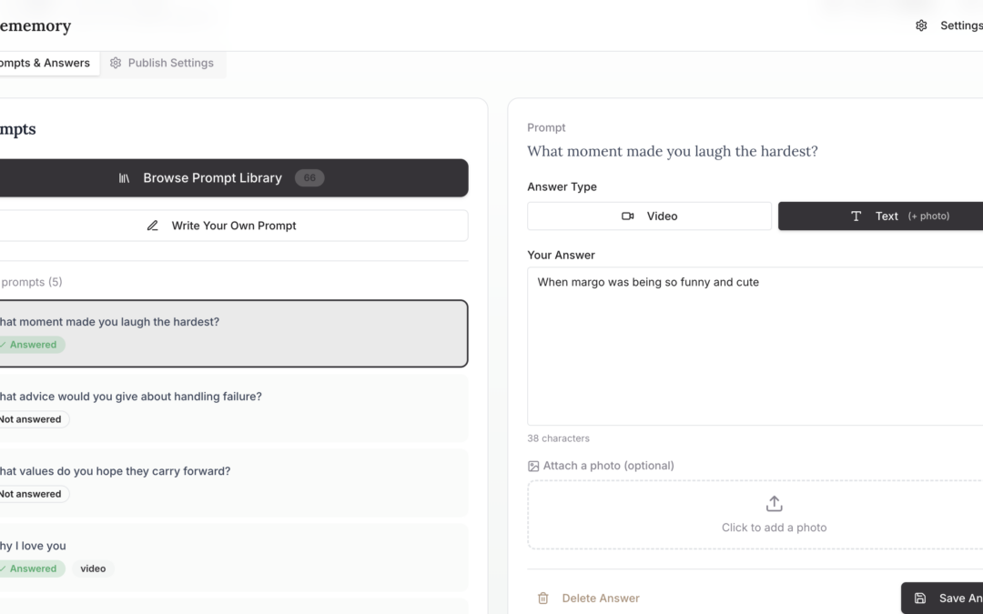 ReMemory: Heartfelt Messages for the People You Love, Forever